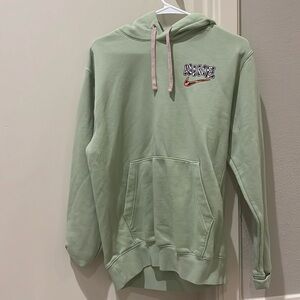 Green Nike hoodie size small